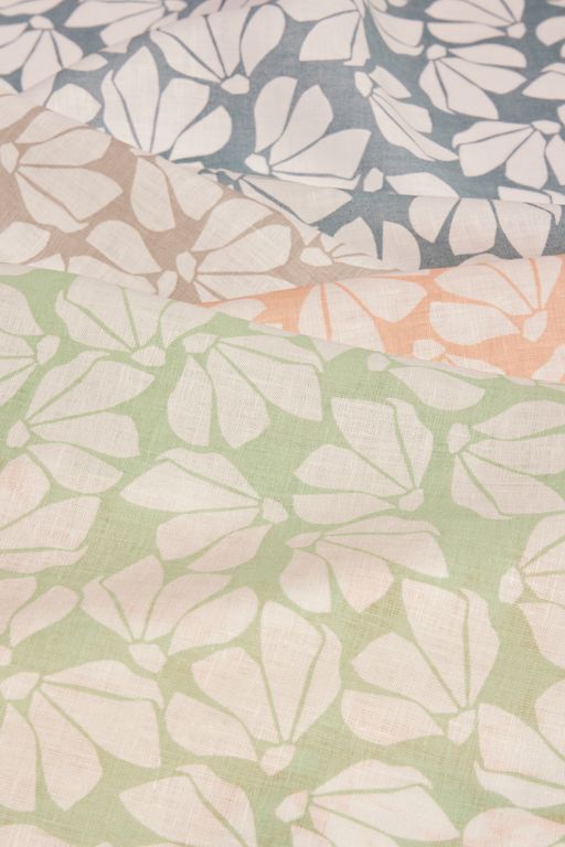 Novelty SS'22 COTONIFICIO ALBINI DIV. ALBIATE 1830 JAP TEA ORGANIC PRINT MINERAL COLORS - FA306513