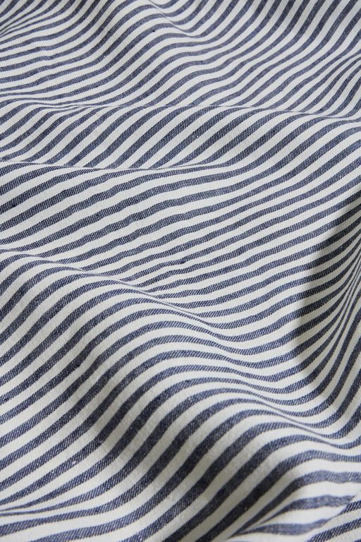 New April 23 FERGUSONS IRISH LINEN TF8126 WHITE / NAVY